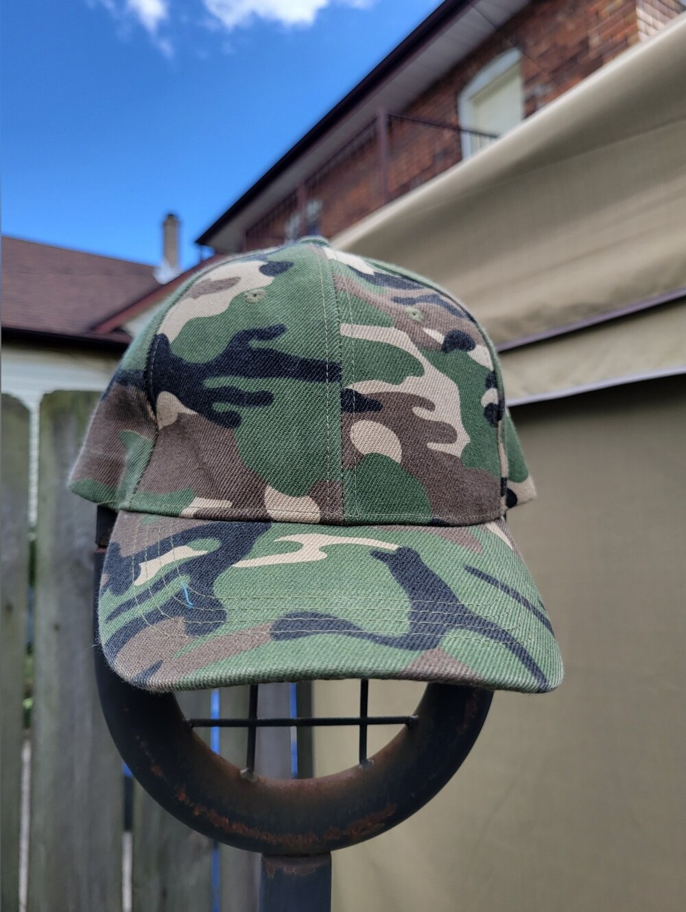 Woodland Camouflage Baseball Cap